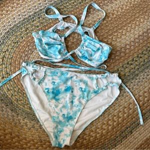 Shein plus bikini with cutouts